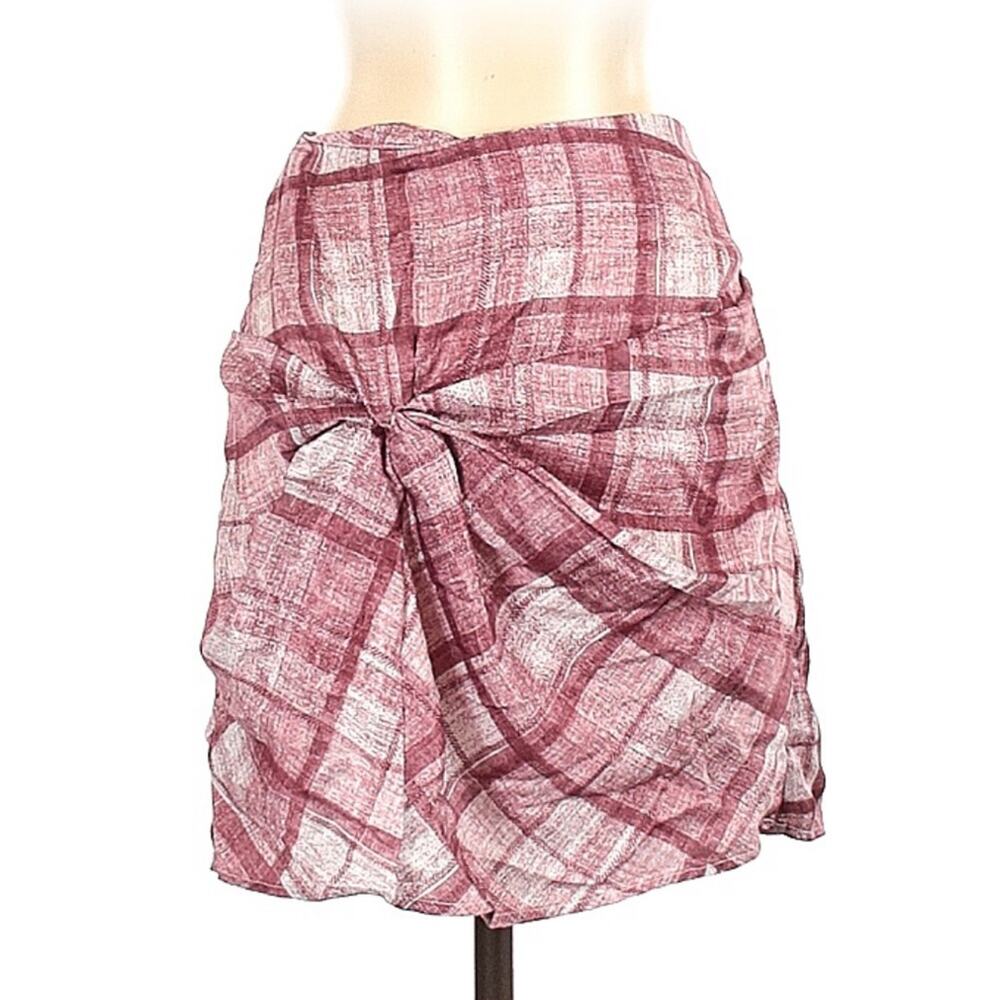 The Fifth Label‎ pink plaid mini skirt, size small